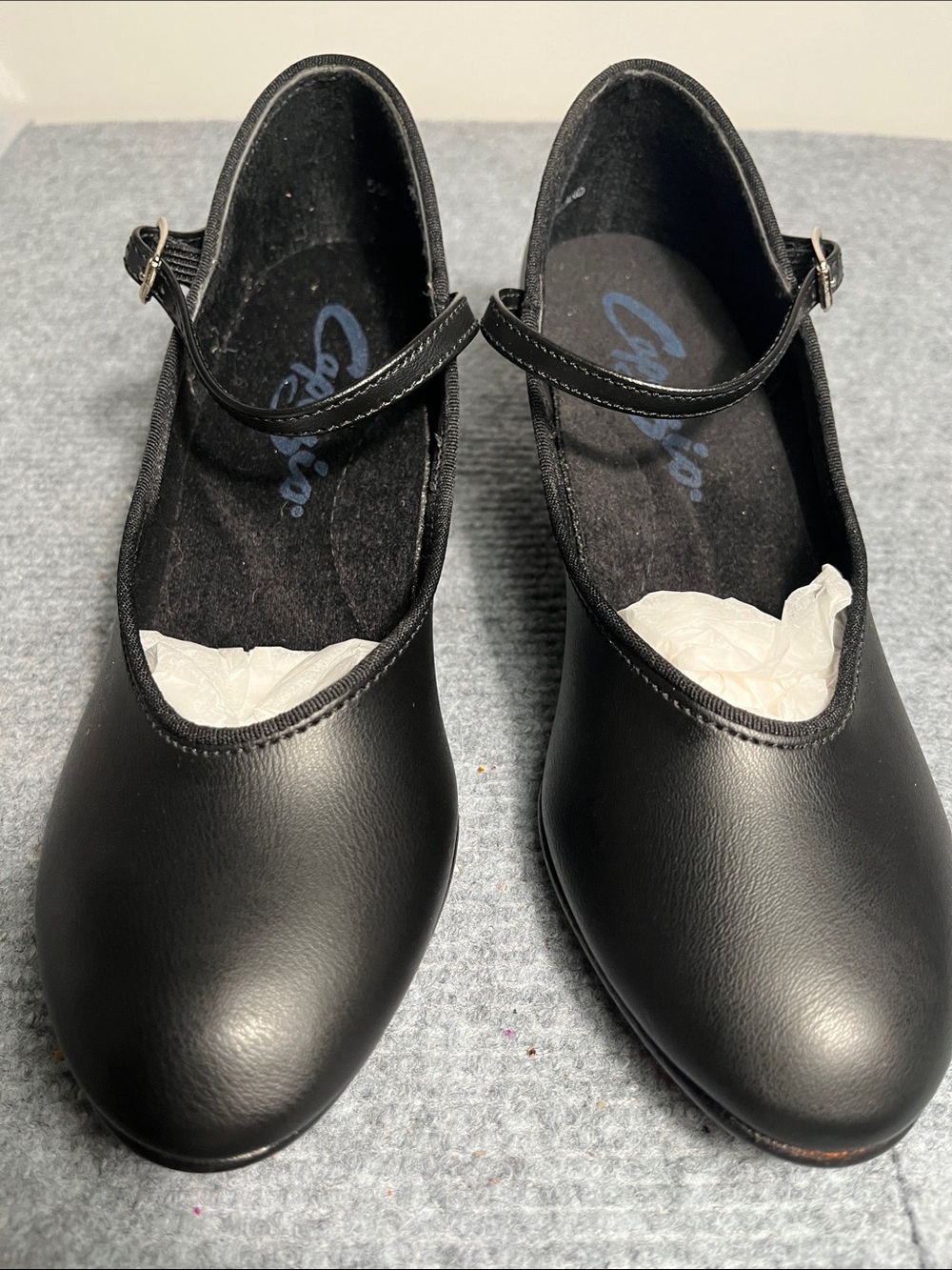 Capezio Black Girls Mary Jane Dance Dress Shoes